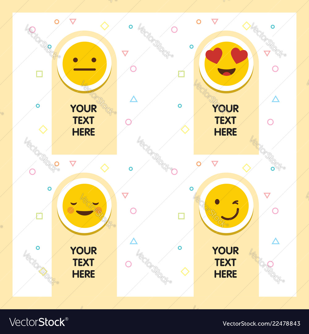 Emoji with your message design