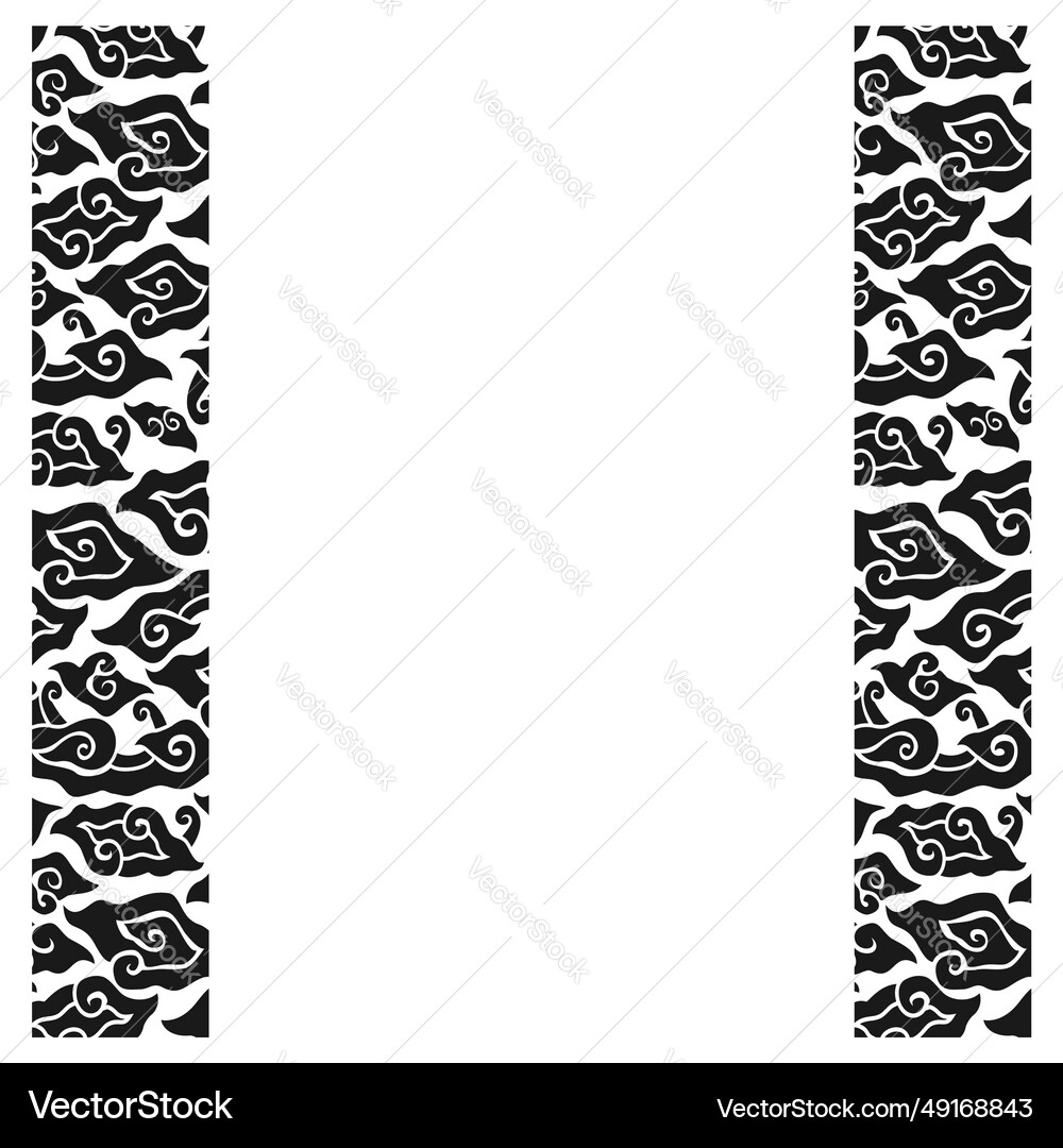 Indonesian mega mendung batik heritage element Vector Image