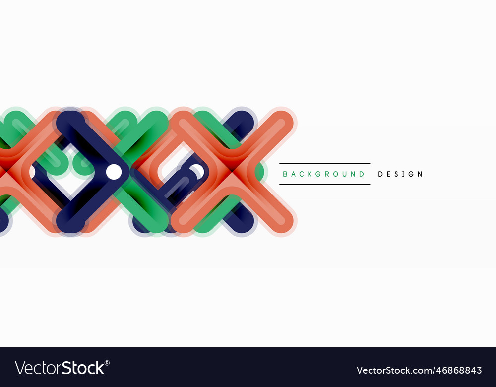 Minimal geometric background cross line design
