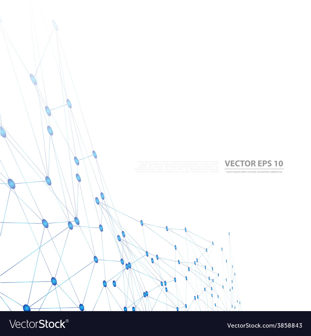 Network background abstract polygon