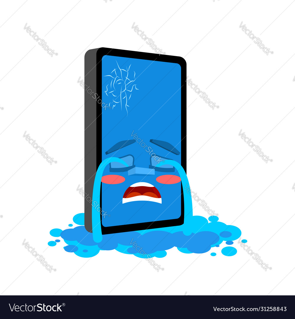 Phone crying tears isolated cry smartphone
