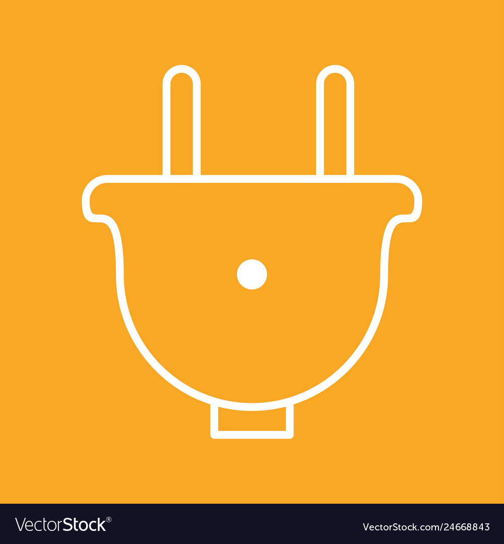 Power plug icon Royalty Free Vector Image - VectorStock