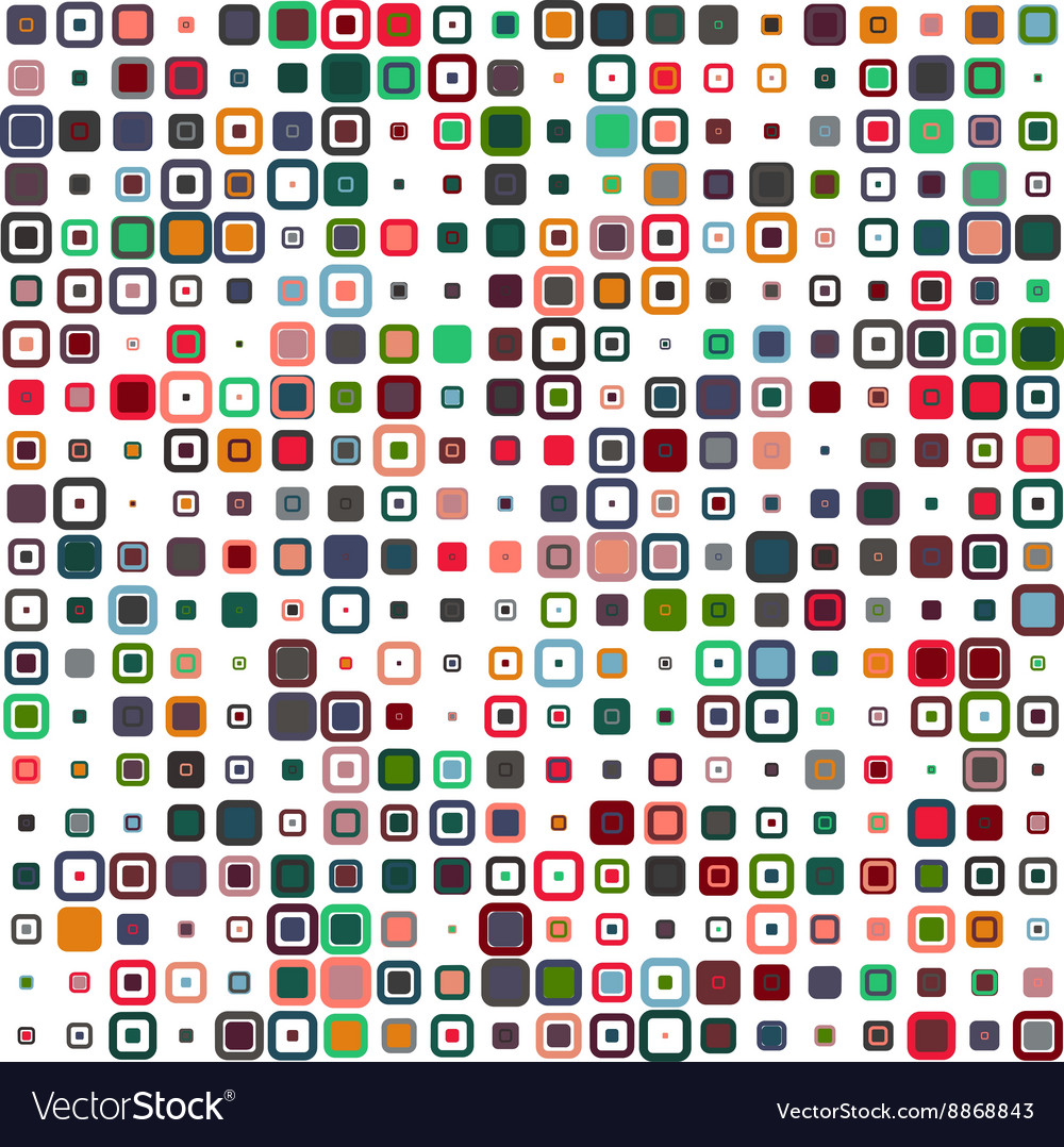 Seamless color geometric pattern