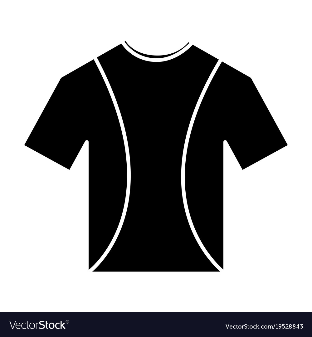 T shirt crew neck icon image Royalty Free Vector Image