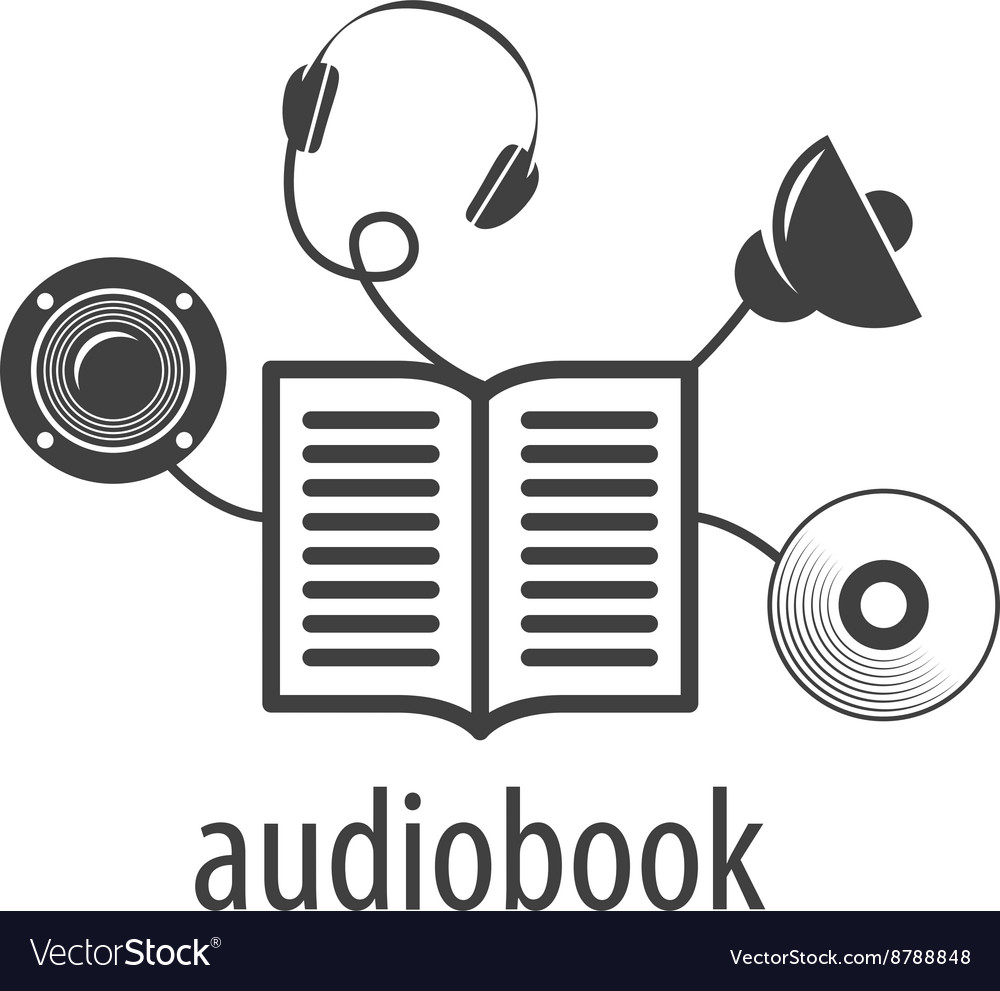 Audiobook logo template