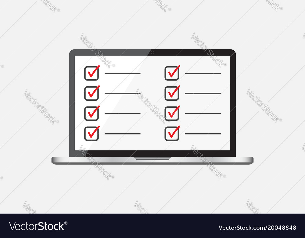 Businessman checklist with notebook check list