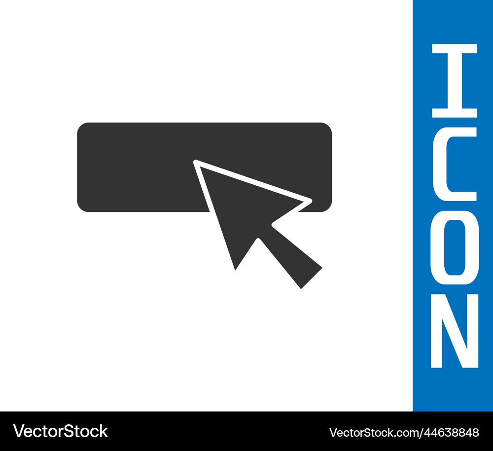 Grey ui or ux design icon isolated on white Vector Image
