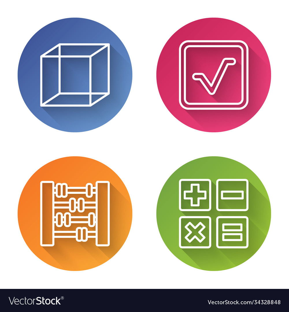 Set line function mathematical symbol open book vector image Set line function mathematical symbol open book