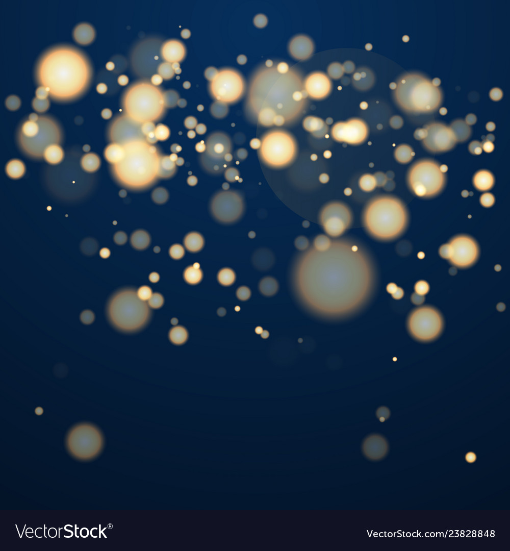 Shining bokeh isolated on transparent background