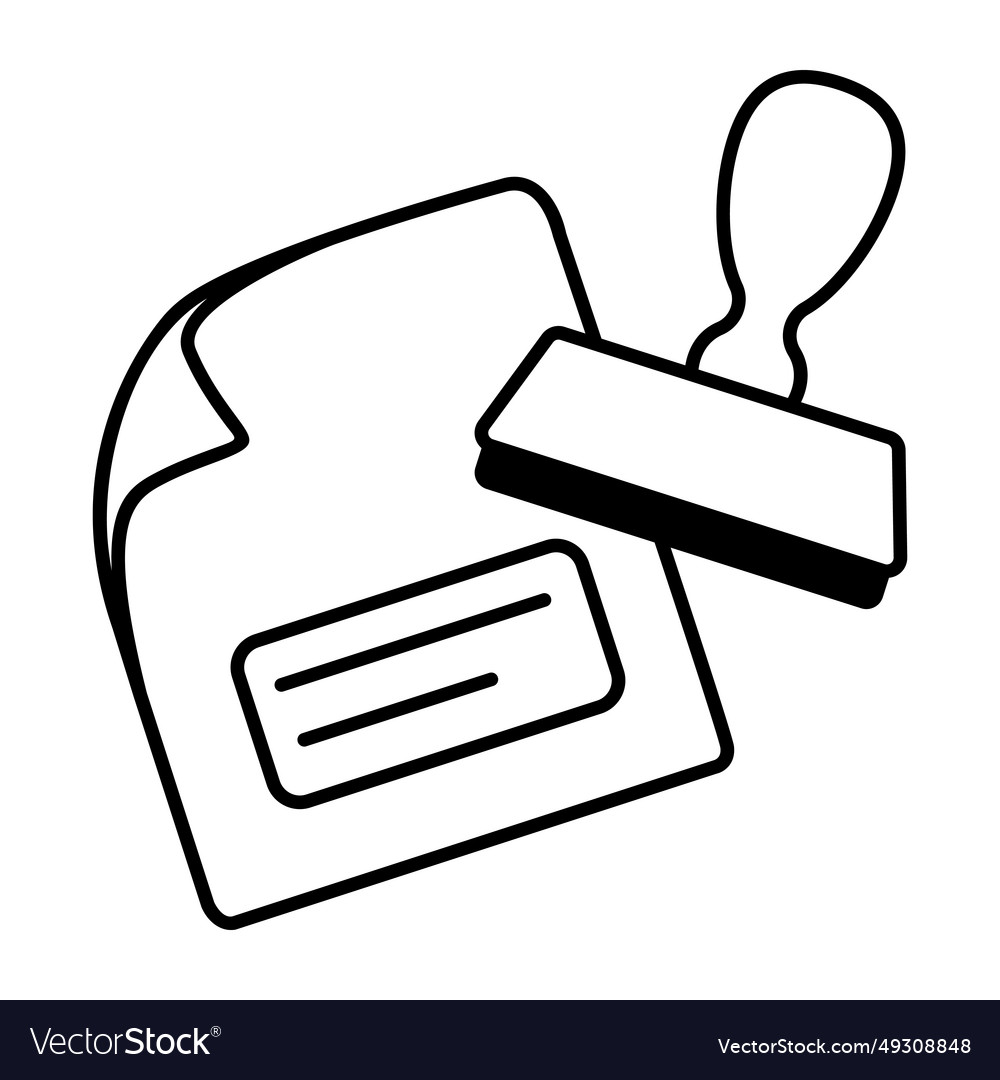 stamp-paper-royalty-free-vector-image-vectorstock