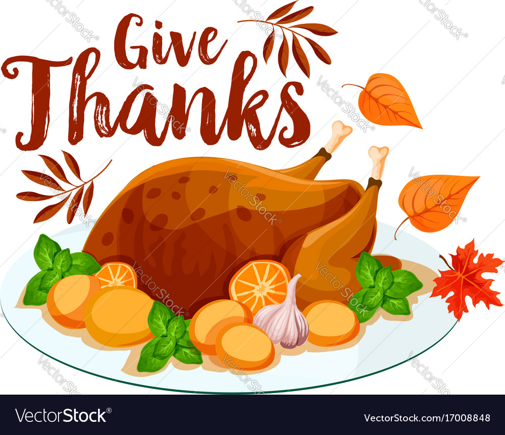 Thanksgiving turkey icon for holiday dinner design