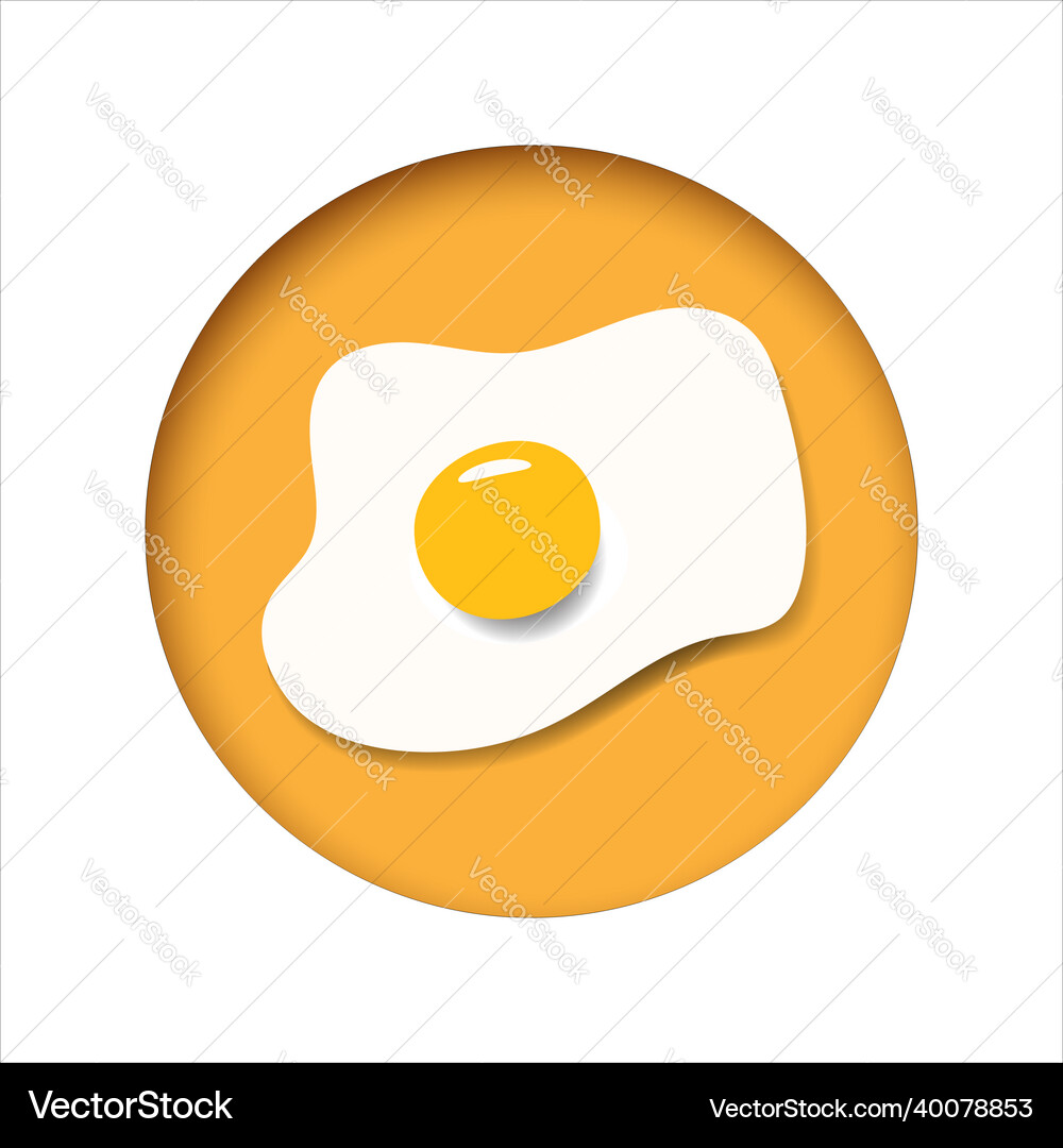 Scrambled eggs Royalty Free Vector Image - VectorStock