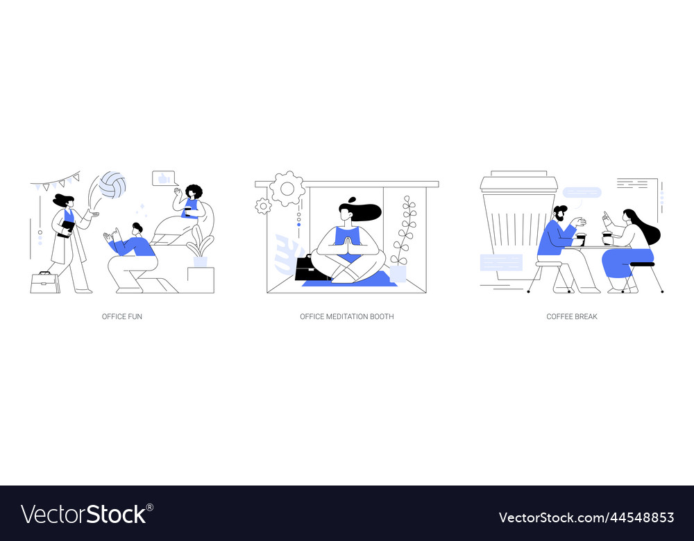 Stress management at work abstract concept Vector Image Stress management at work abstract concept
