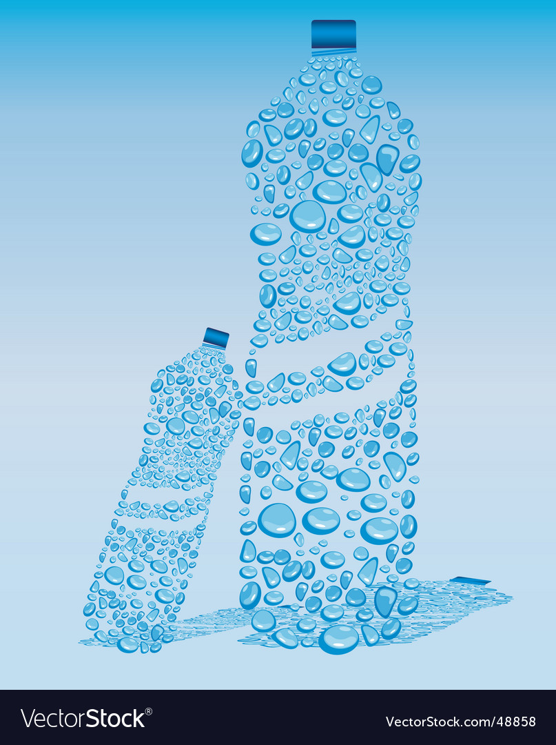 Abstract Water Drop Pattern