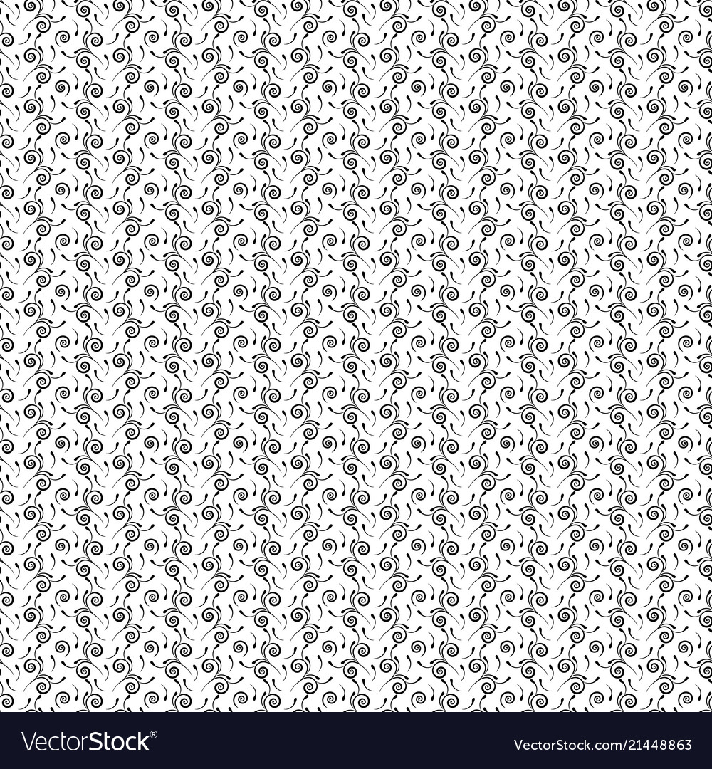 Abstract seamless pattern of spirals