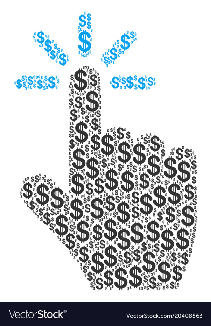 Click composition of dollar