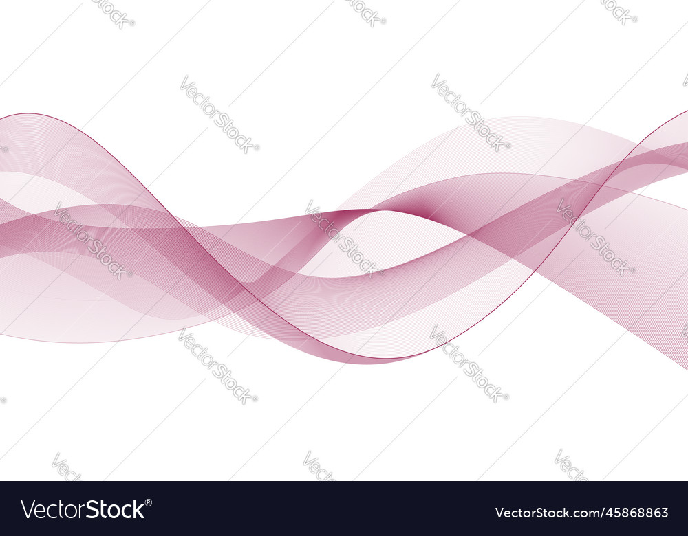 Elegant smooth wavy lines background Royalty Free Vector