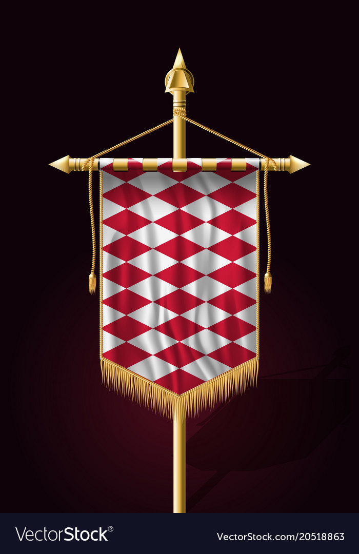 Flag of monaco alternate design version festive
