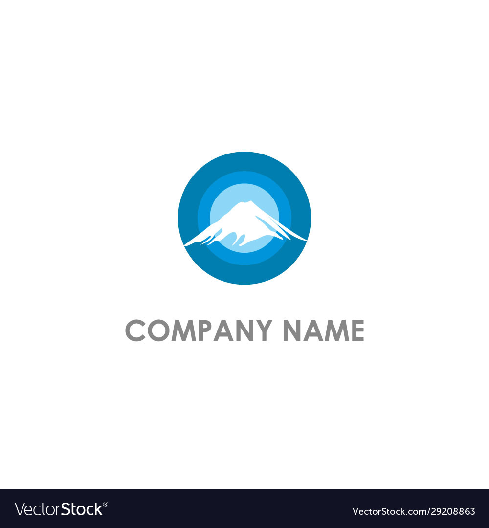 Mountain round company logo