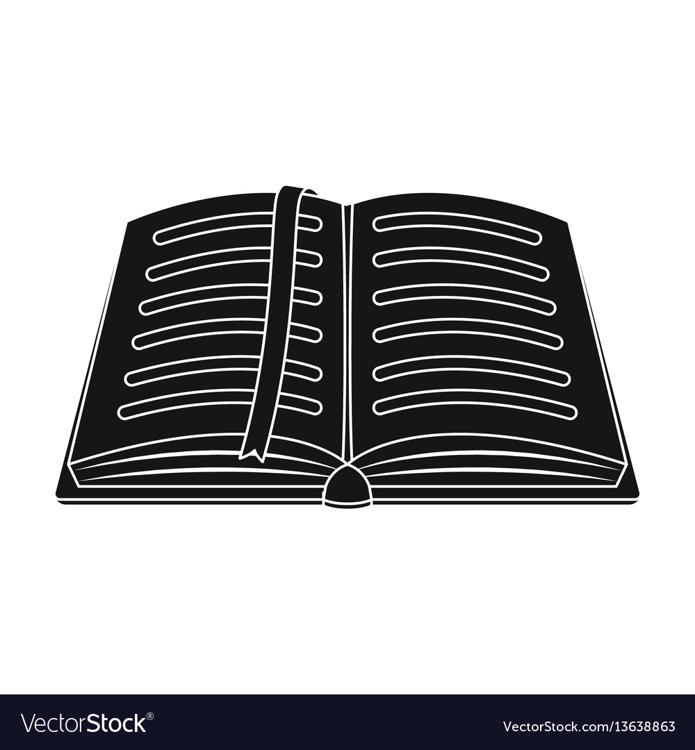 Opened notepad with pencil and pen in top view