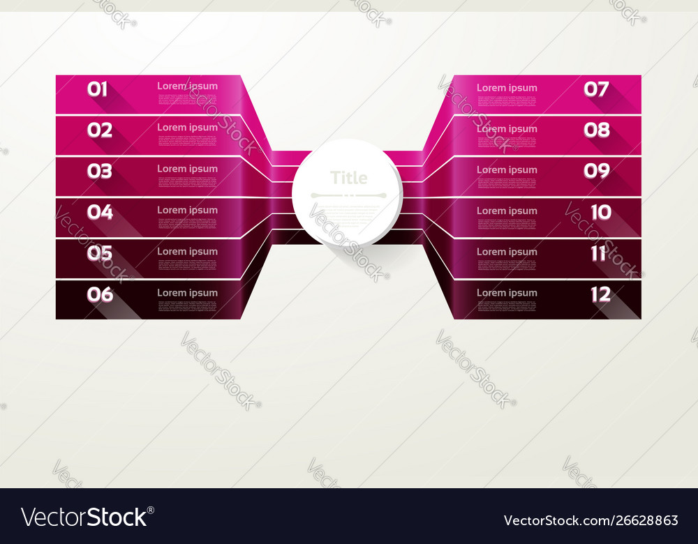 Progress background template for diagram graph vector image Progress background template for diagram graph