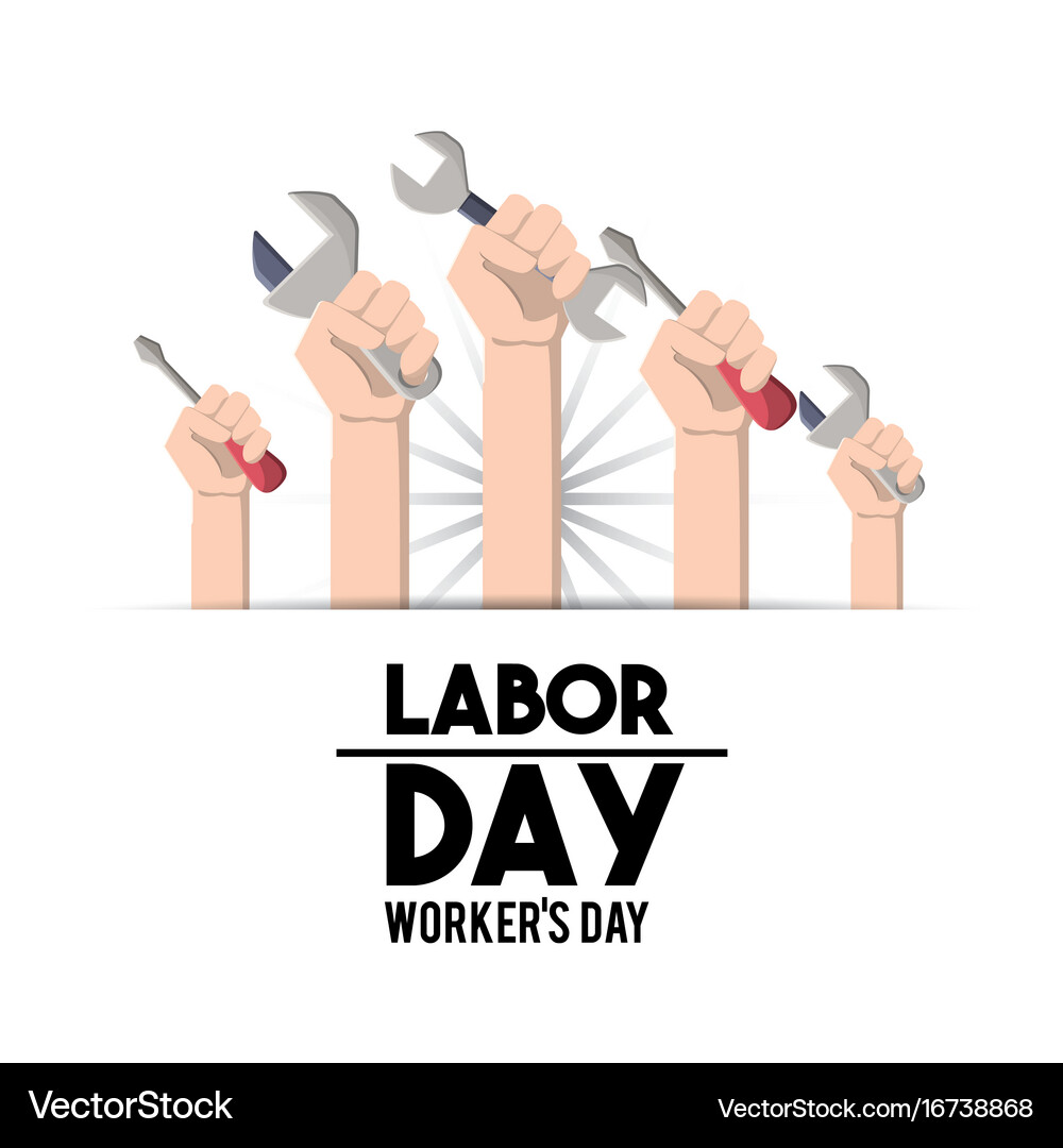 American labor day tradition celebration Vector Image