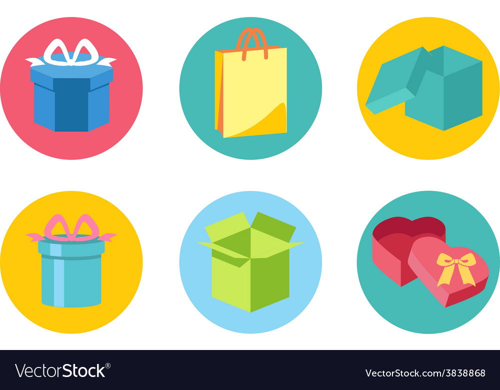 Open and closed box icons