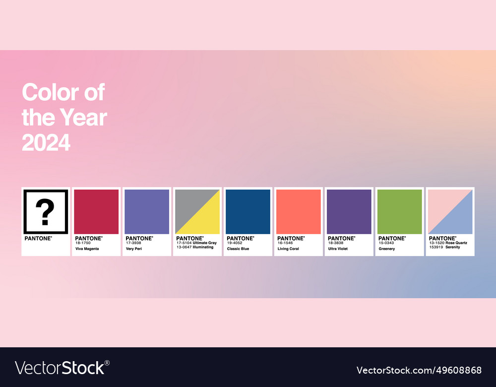 Pantone color of the year reveal peach fuzz Vector Image