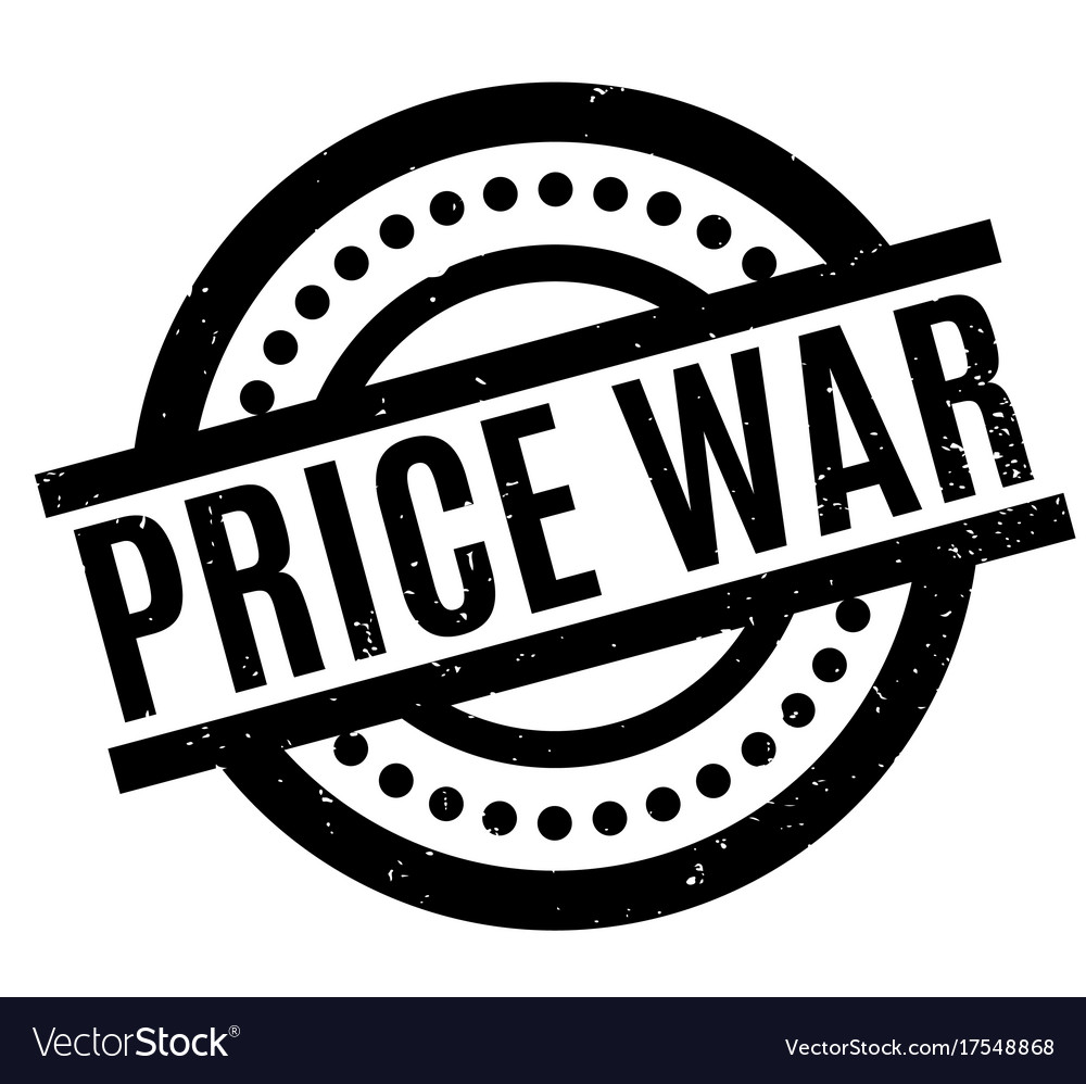 Price war rubber stamp Royalty Free Vector Image