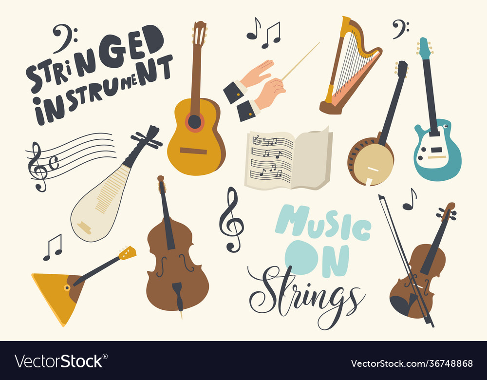 Stringed Instruments Icons