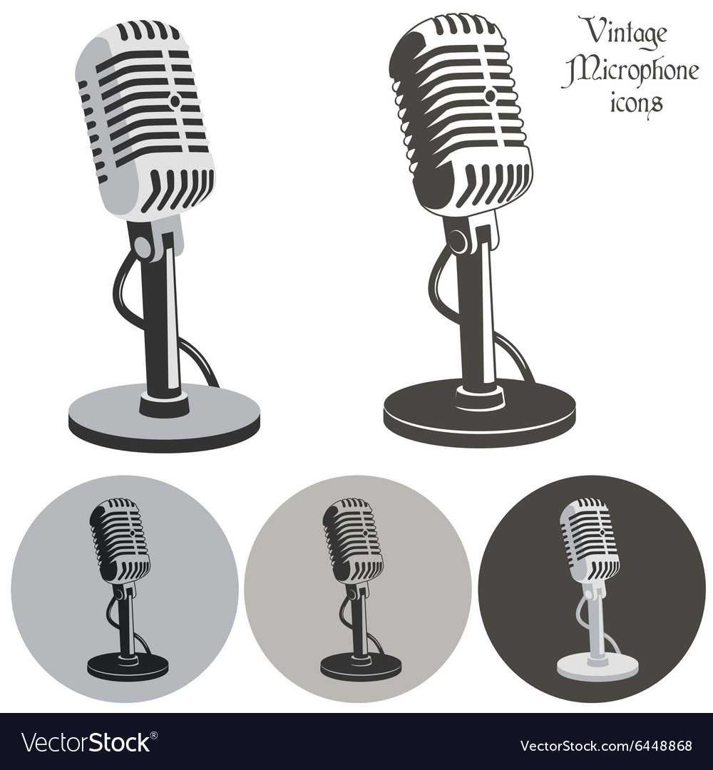 Vintage microphone