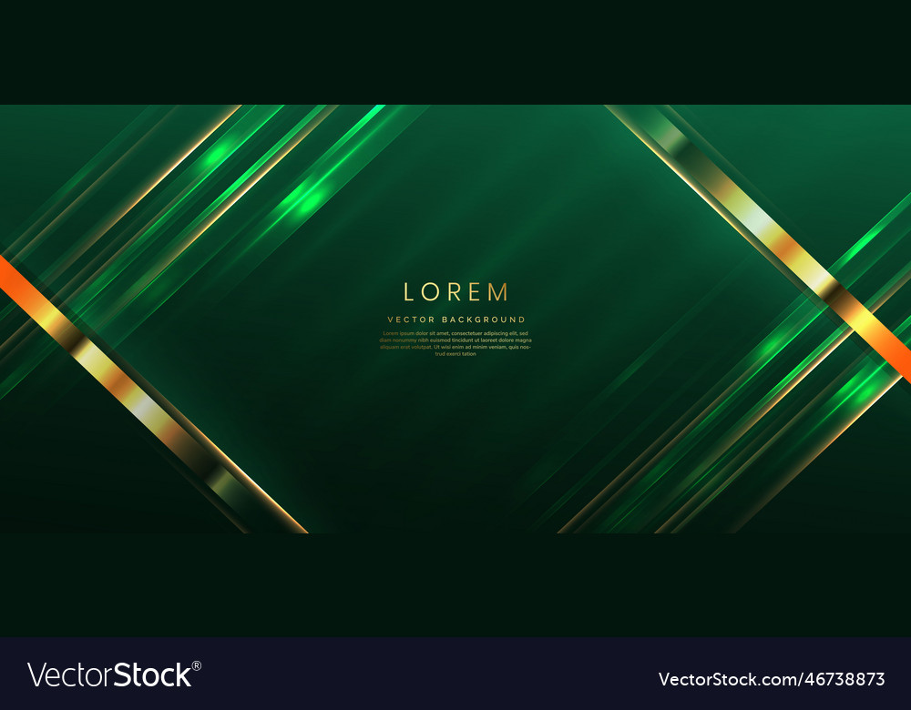 Abstract background luxury green elegant Vector Image