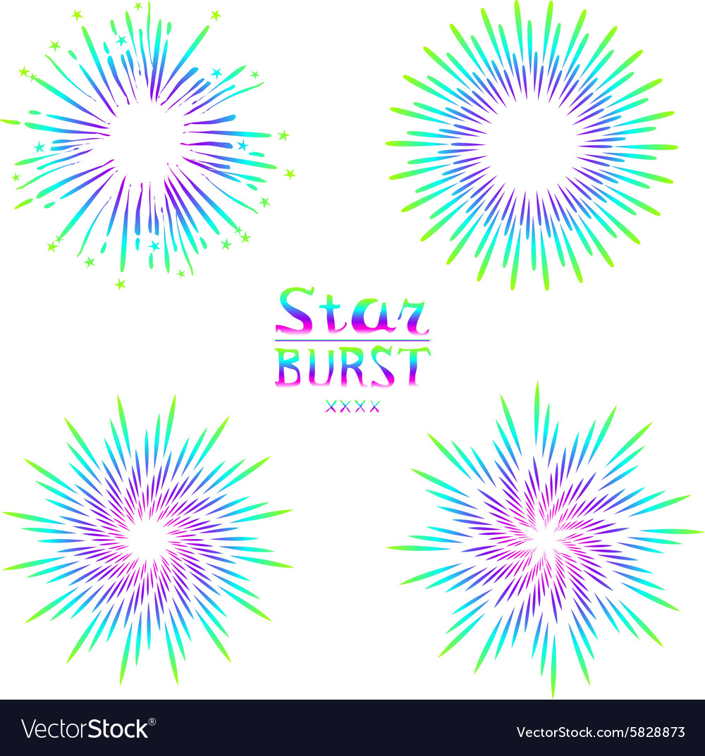 Background design with abstract fireworks