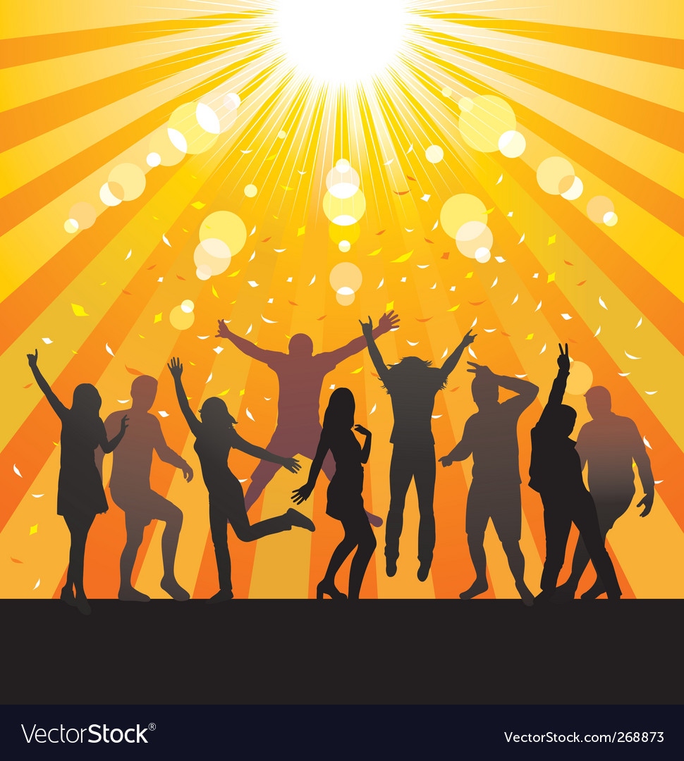 Disco background Royalty Free Vector Image - VectorStock