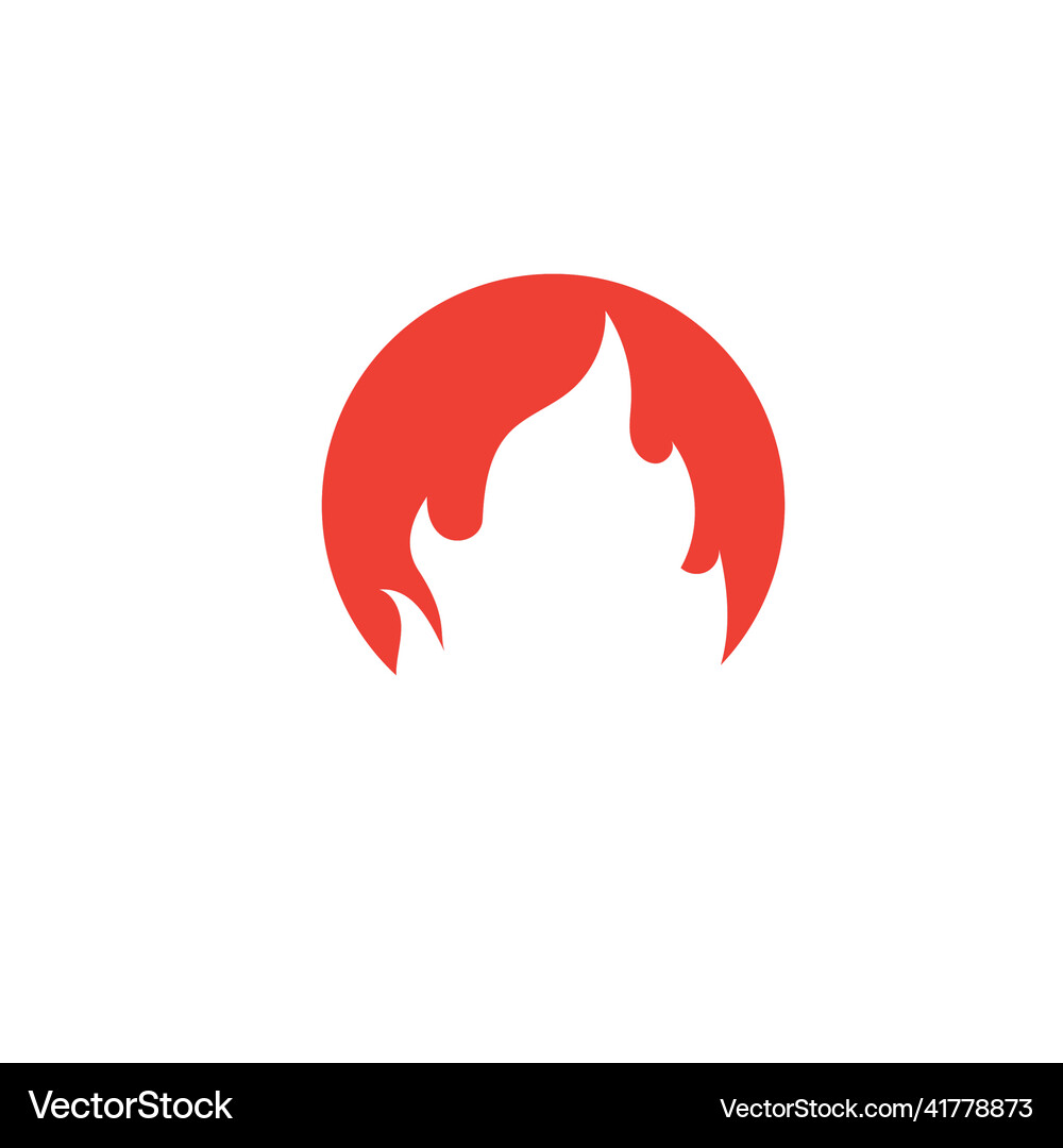 Fire flame Royalty Free Vector Image - VectorStock