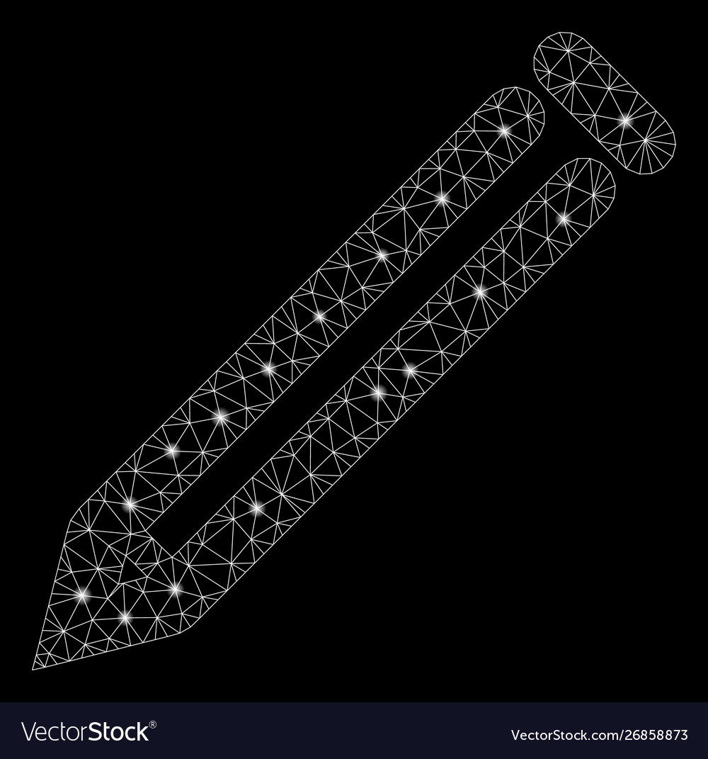 Flare Mesh Drahtrahmenstift mit Spots