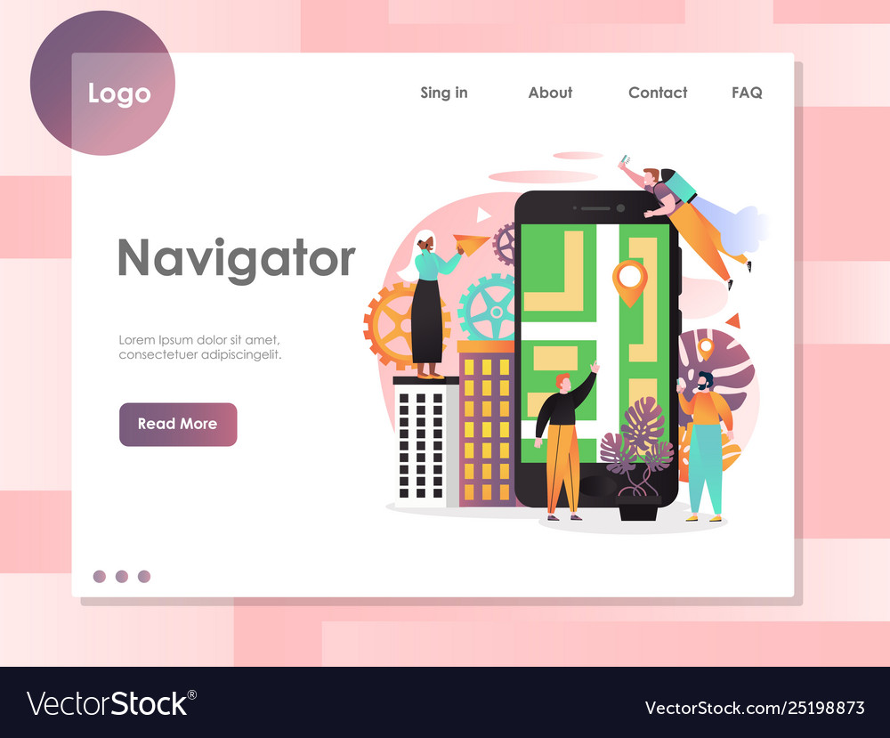 Navigation Website Template