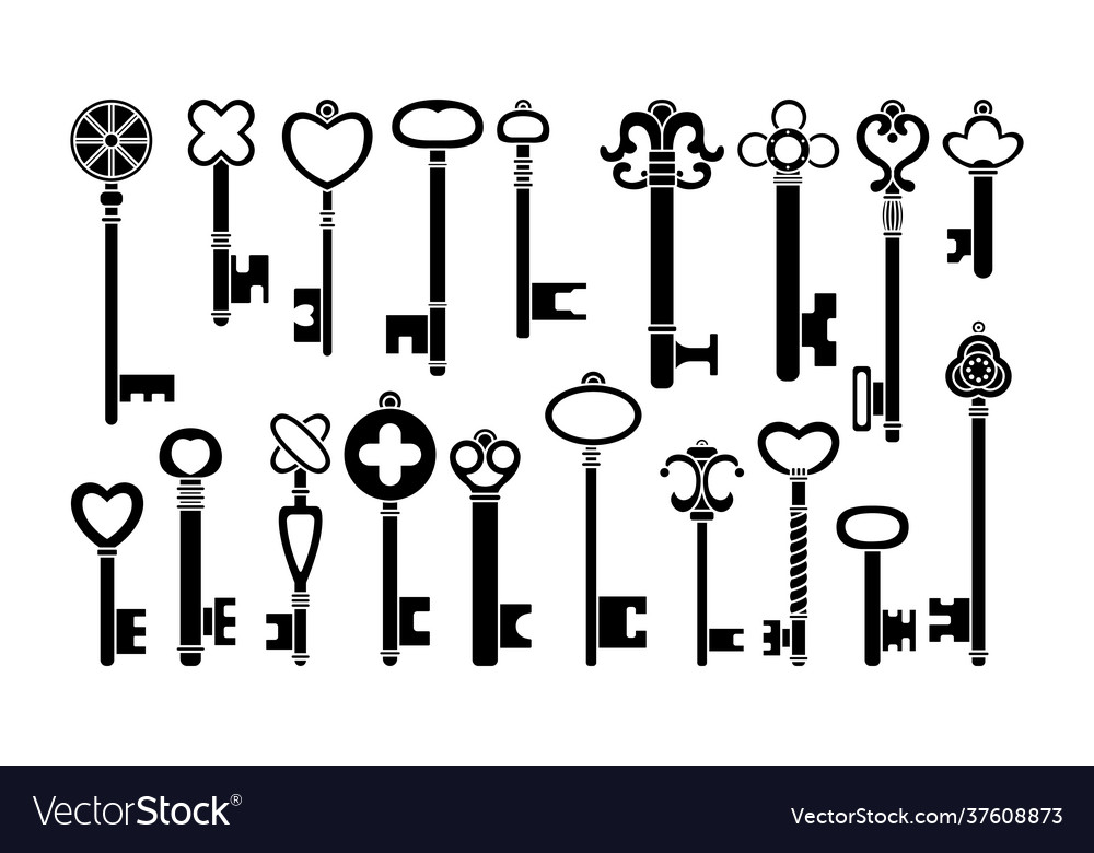 Set retro keys in simple style