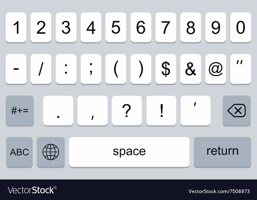 Smartphone Keyboard Interface