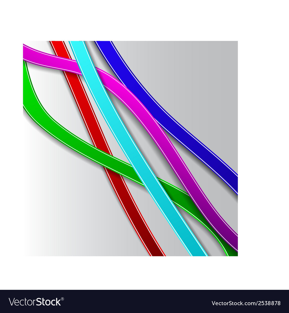 Abstract background with colored lines