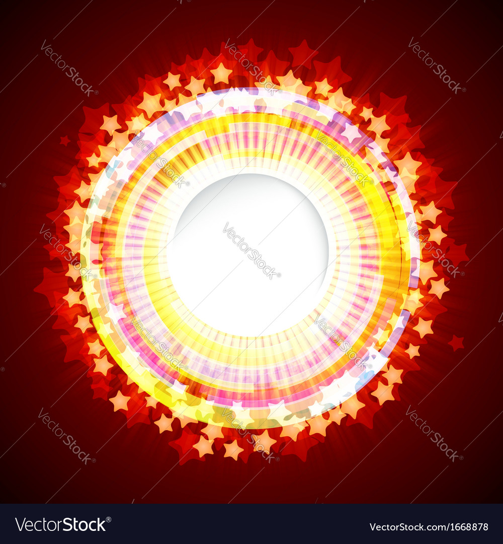 Abstract digital background with a round space