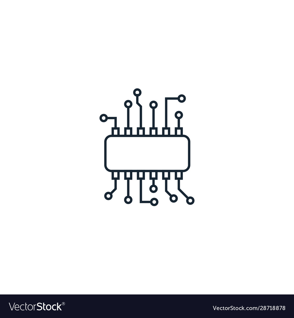 Ai architecture creative icon from artificial