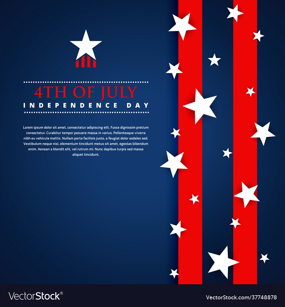 Congratulations on independence day Royalty Free Vector