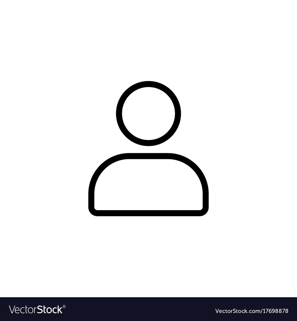 Simple Line User Icon
