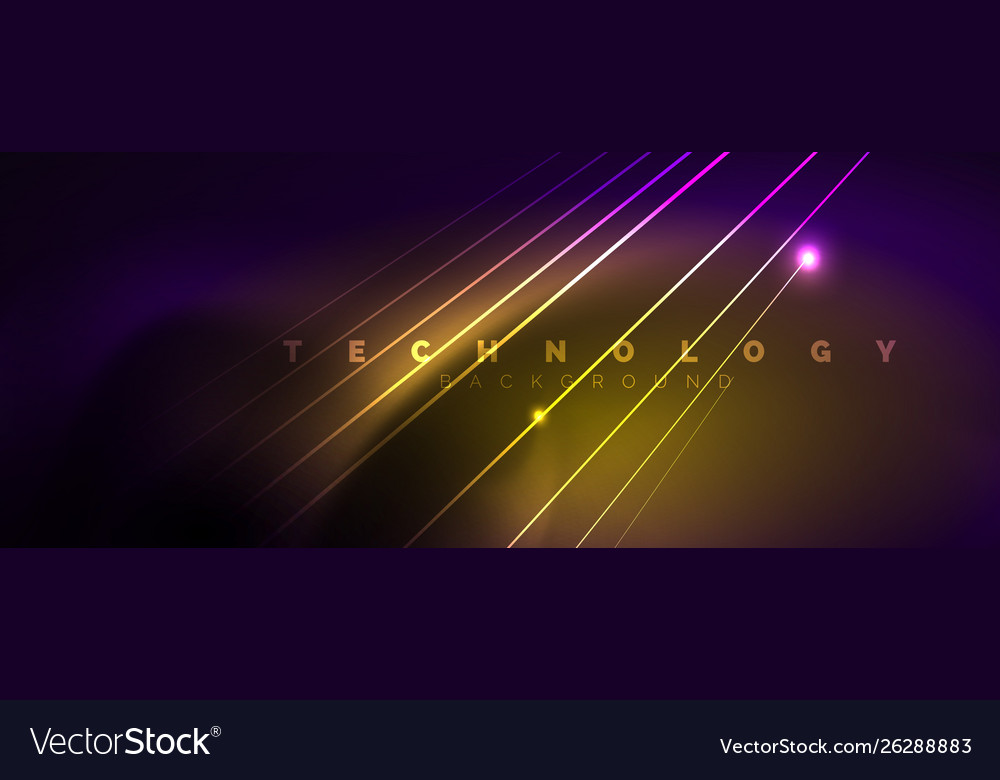 Color light with lines outer space background