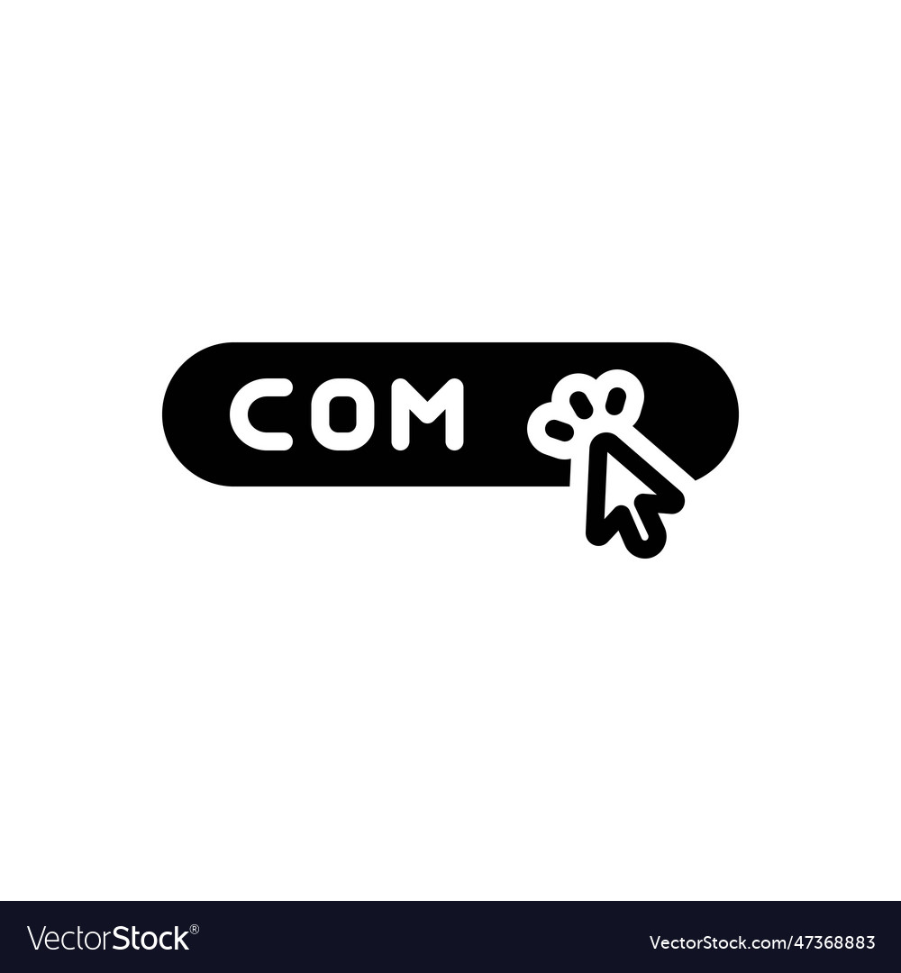 Com Royalty Free Vector Image - VectorStock