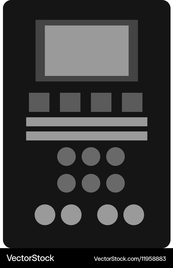 Isolated robot design Royalty Free Vector Image