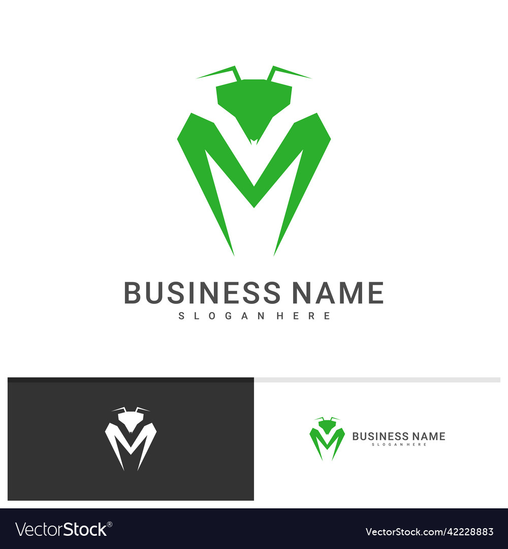 Mantis logo template creative design
