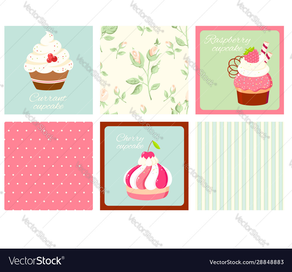 Vintage Cupcake Collection