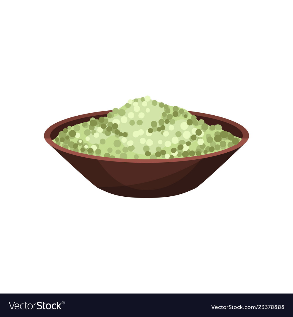 Spicy Green Peas in Keramikschale